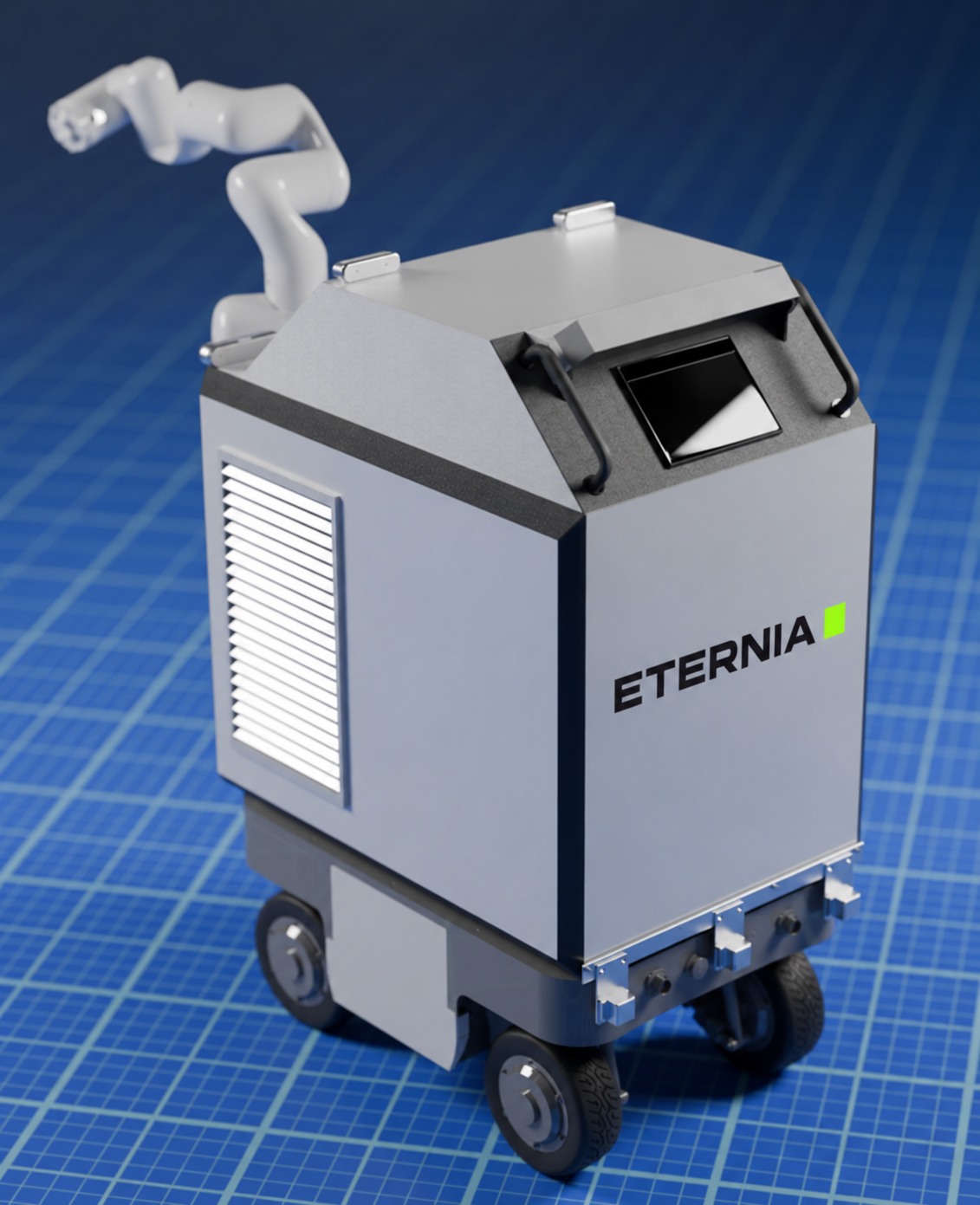 Eternia TCR-H washroom cleaning robot platform